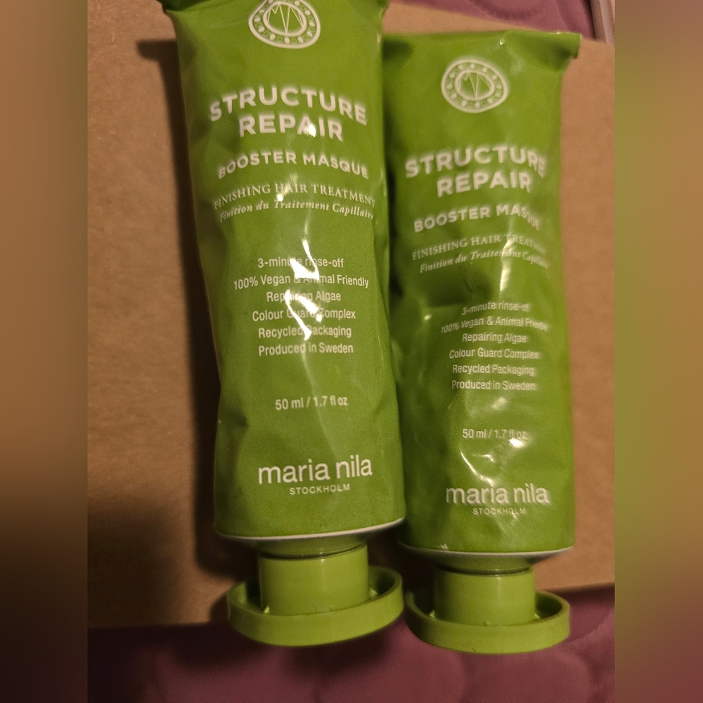 ✨️Maria Nila Structure Repair Booster Masque – 2 Pack (1.7 fl oz each) - NEW✨️